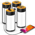 400LM Rechargeable LED Lanterns x4 - Bright, Portable, Durable