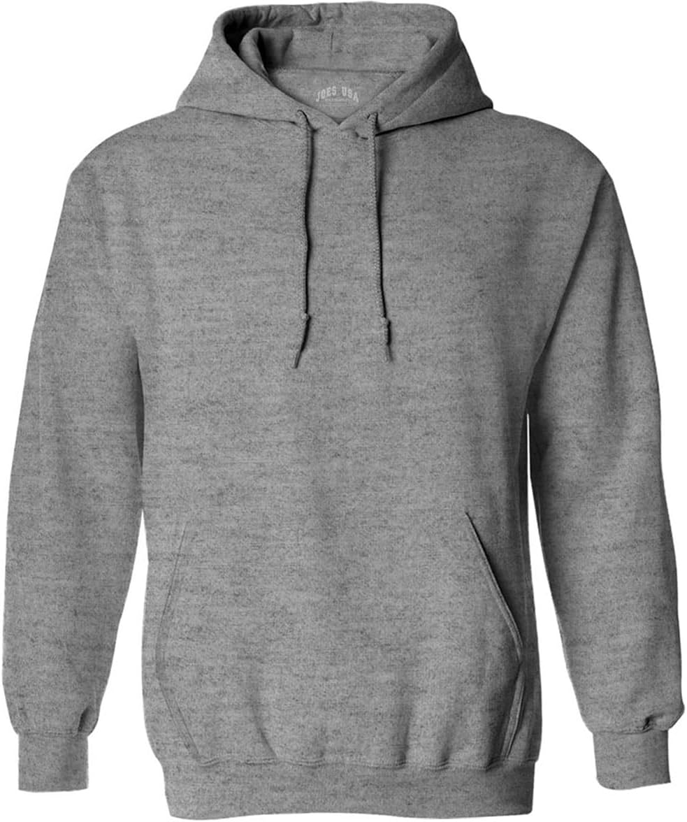 Joe's USA Mens Fleece Pullover Hoodie for Everyday Comfort