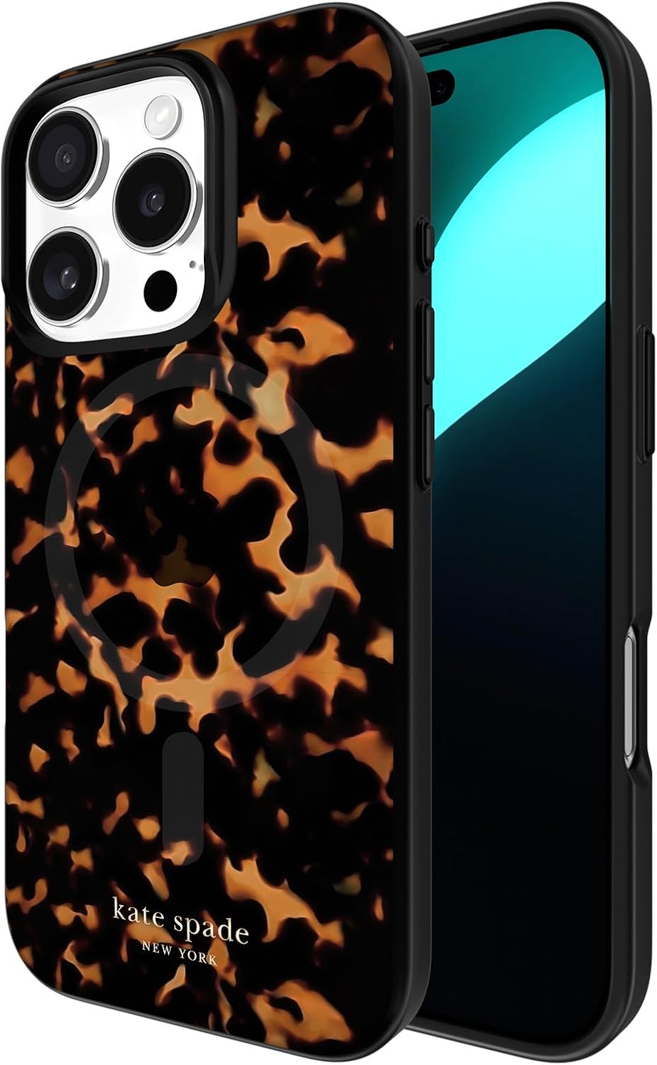 Stylish Tortoise iPhone 16 Pro Case with MagSafe Compatibility