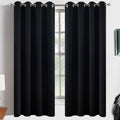 Yakamok Blackout Curtains 52 x 63 in 2 Panels - Thermal Light Control