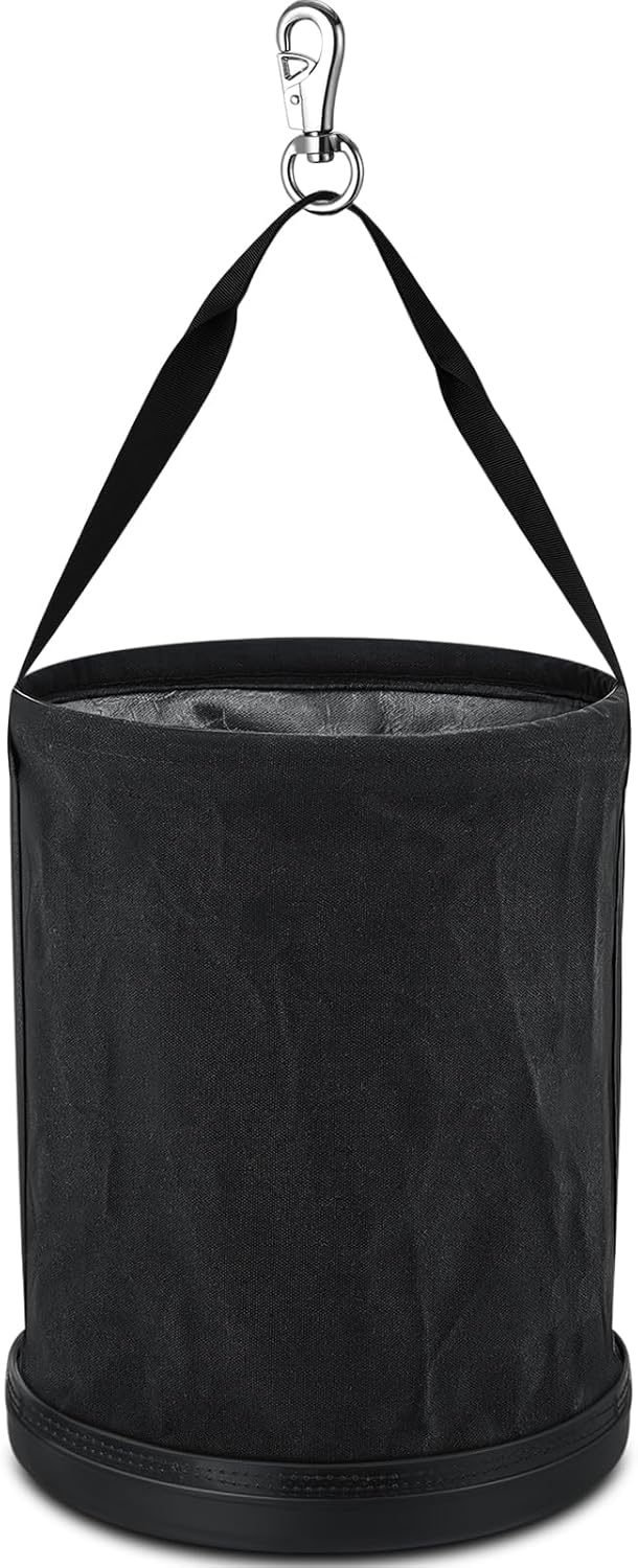 Utility Canvas Tool Bucket Bag for Heavy Tools and Accessories