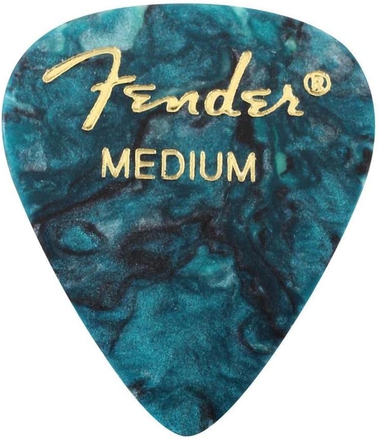 Fender Ocean Turquoise Guitar Picks - 12 Pack