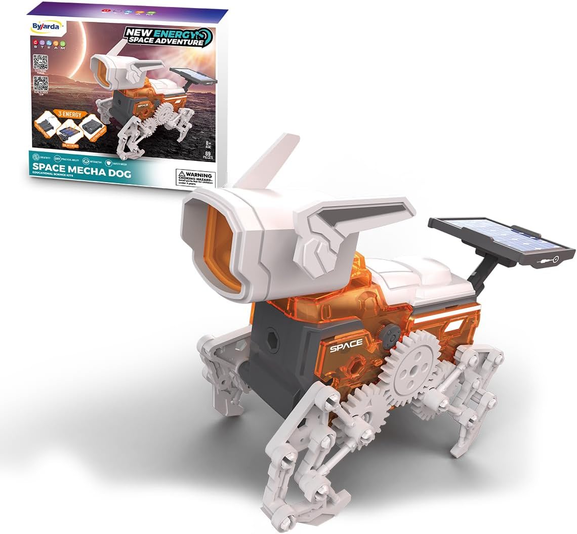 STEM Solar Space Robot Dog Kit - Educational Fun!