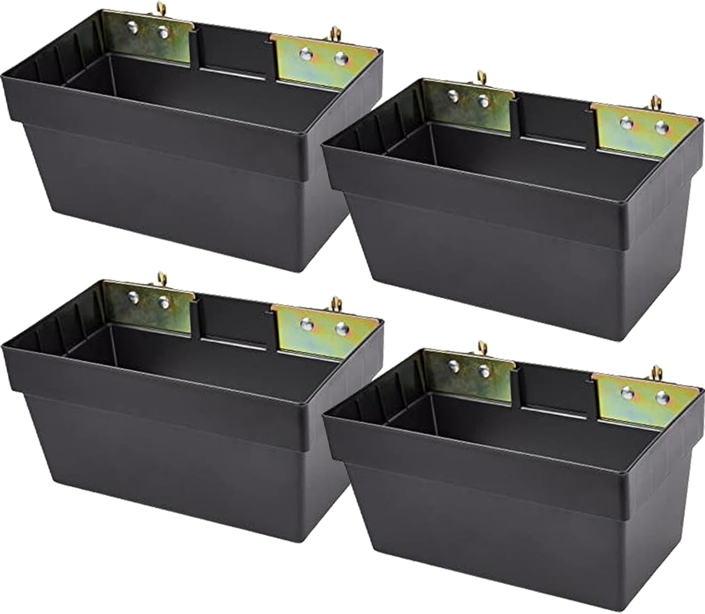 4 Pack E-Track Storage Bin for Easy Organization in Trailers