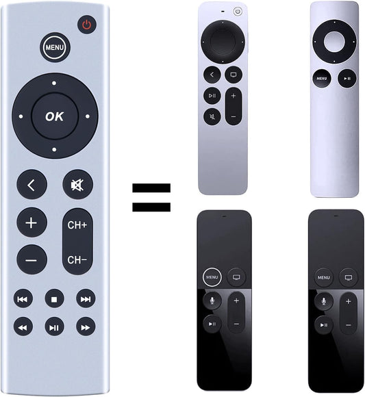 PZL Universal Remote Control for Apple TV - Compatible with Multiple Models