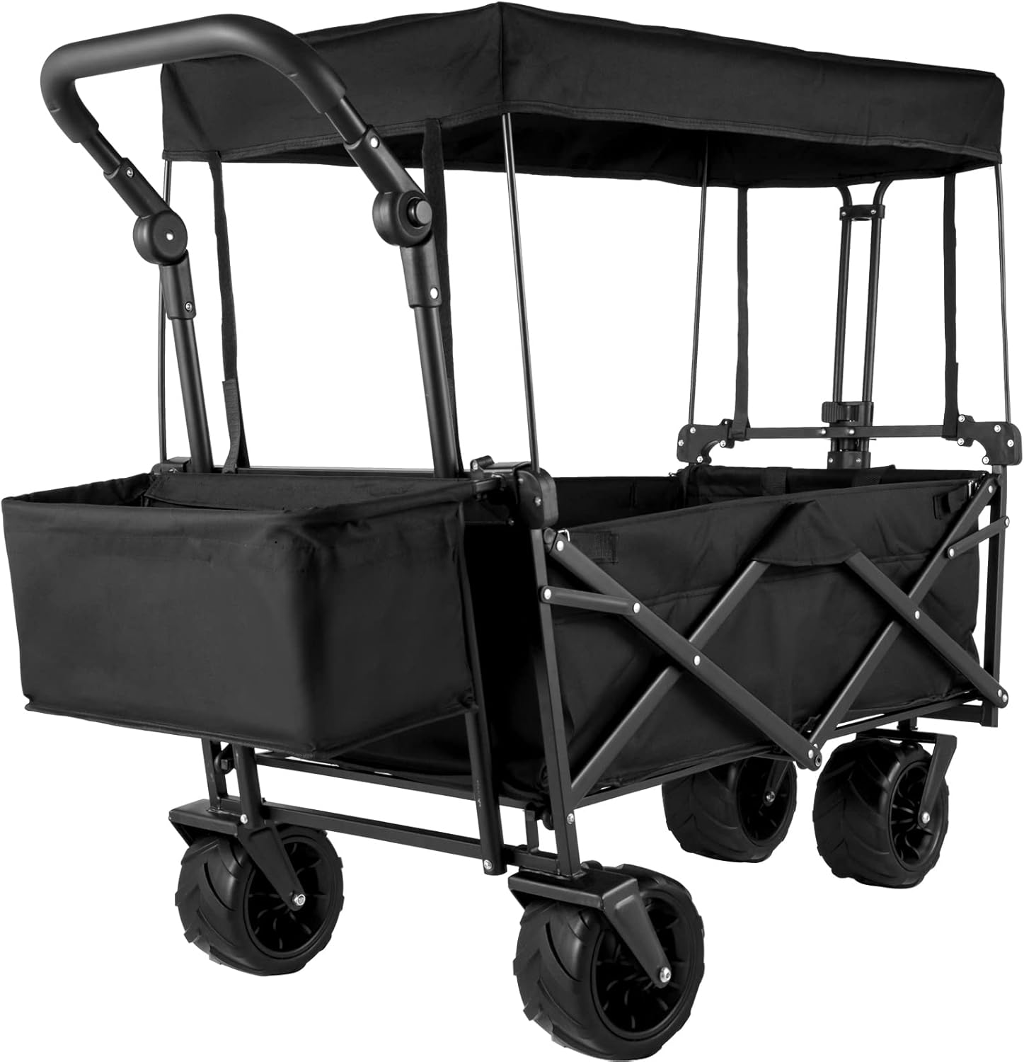 Happybuy Extra Large Collapsible Garden Cart for All Your Needs