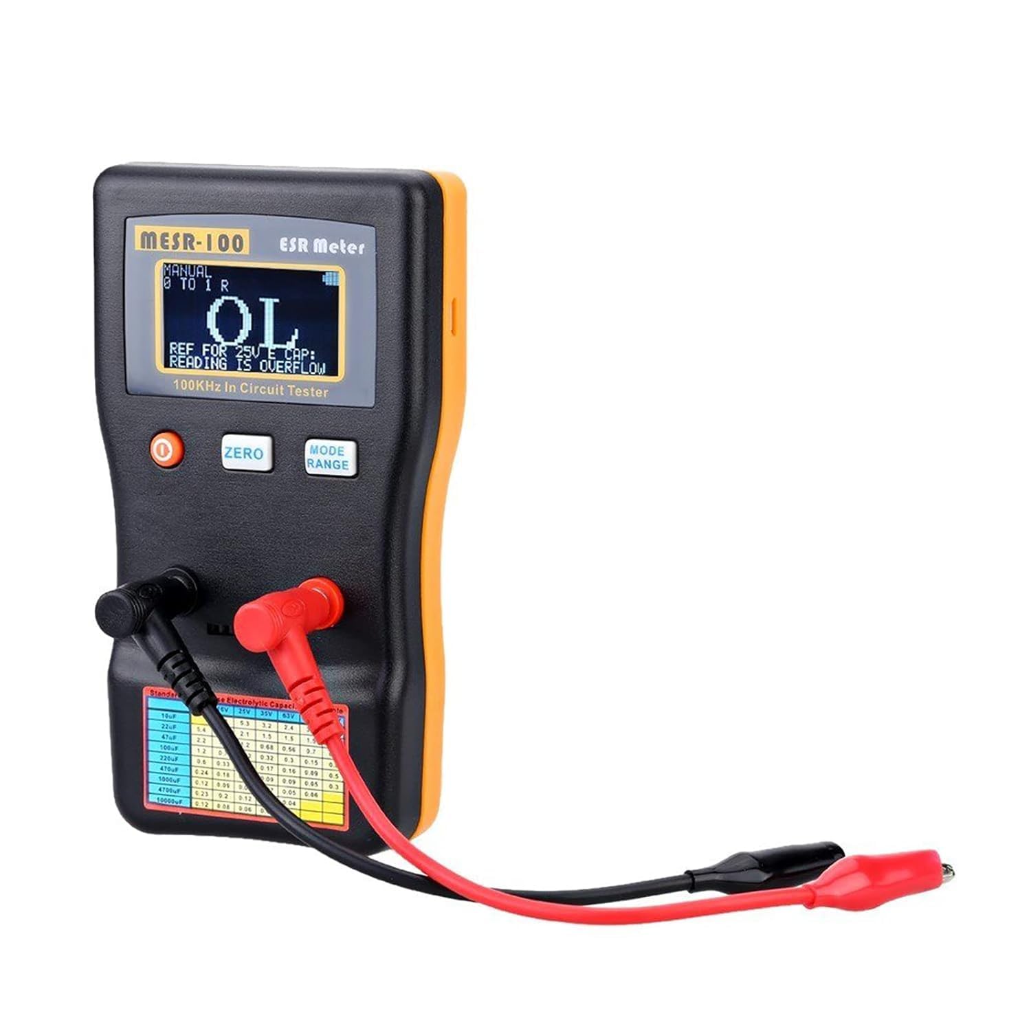 Signstek MESR-100 V2 Auto Ranging ESR Meter for Capacitors