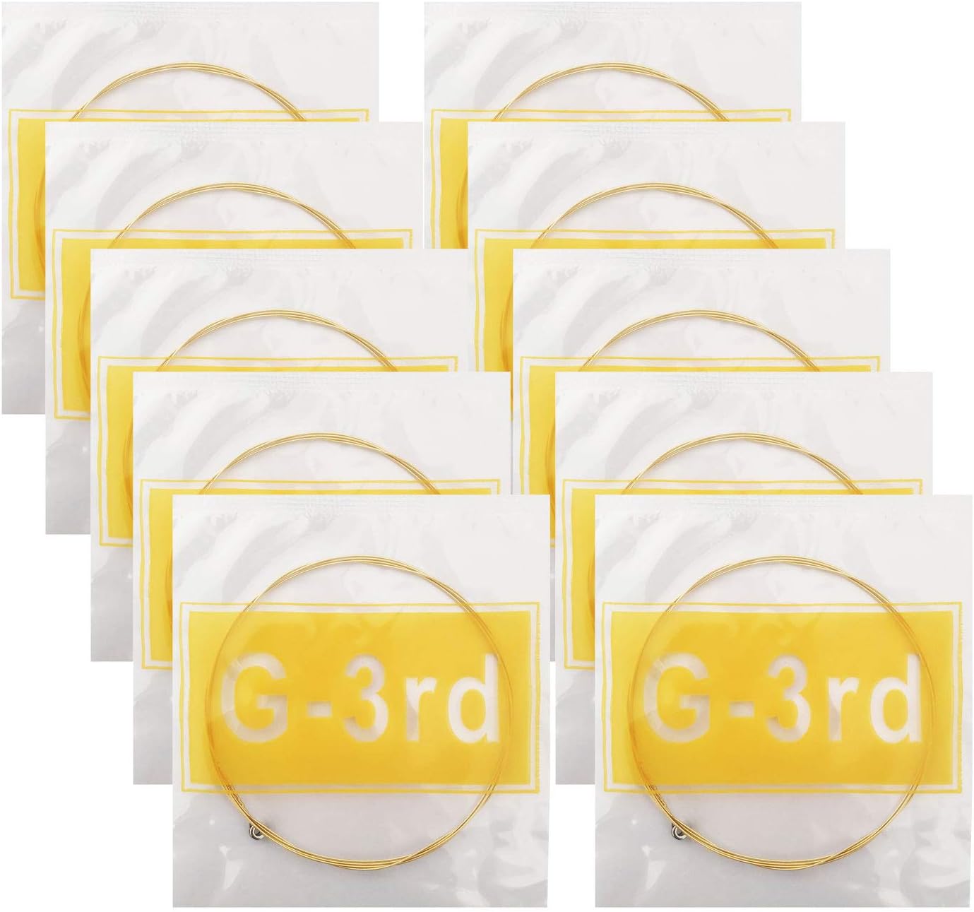 Premium Light Tension Brass G Strings - Bright Tone