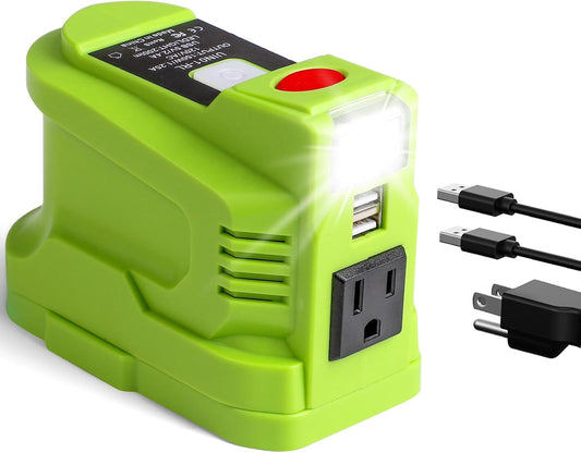 Ultimate Portable Power: 150W Ryobi 18V Inverter w/ USB Ports