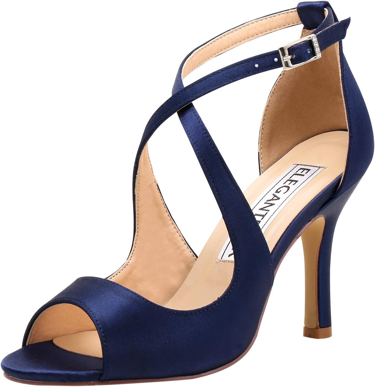 Elegant High Heel Peep Toe Sandals for Women by ELEGANTPARK