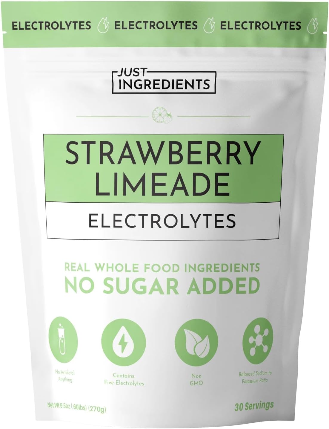 Strawberry Limeade Electrolytes for Clean Hydration Support