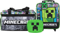 Minecraft Creeper Youth 4-Piece Travel Set - Carry-on, Duffle, Tag