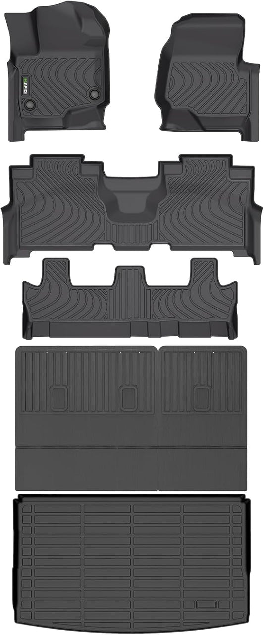 HAFIDI Floor Mats & Cargo Liner Set for 2021-2025 Ford Expedition