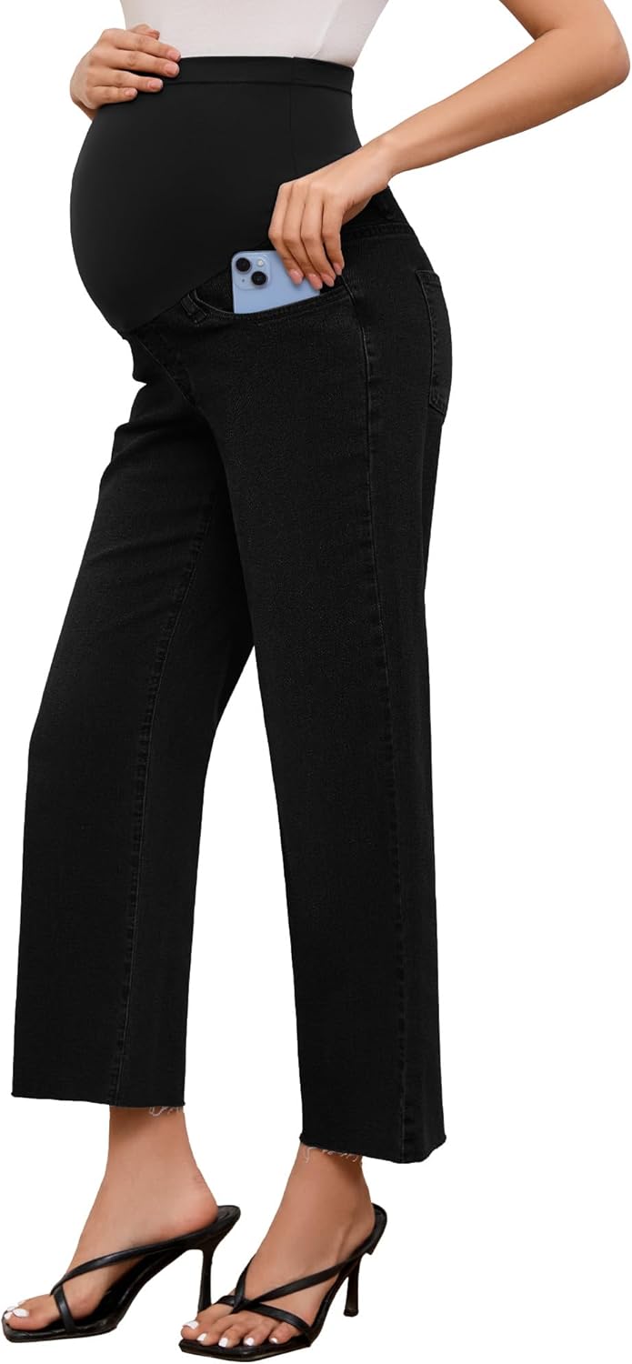 fitglam Women's Maternity Jeans for Comfort and Style