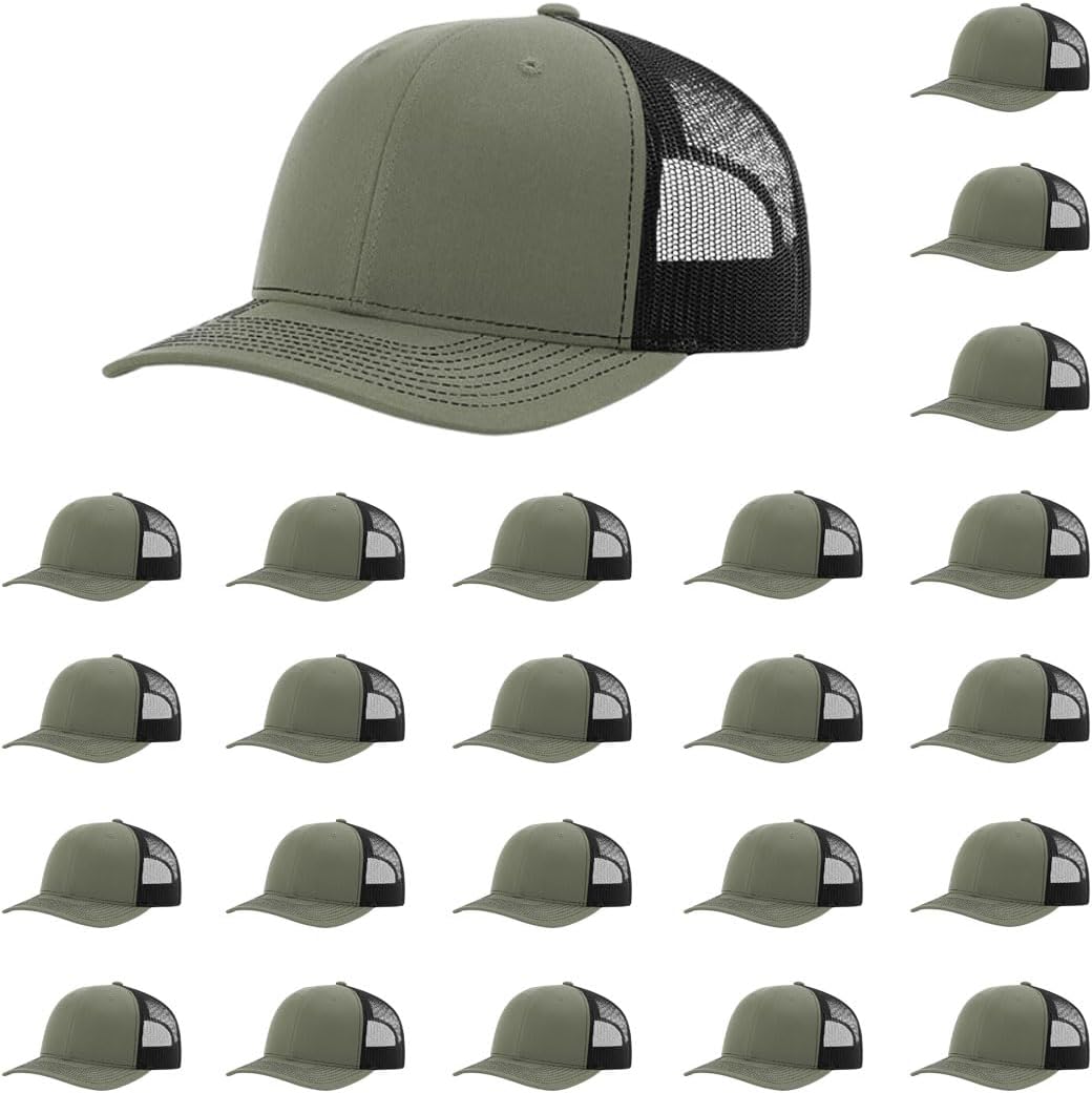 Richardson 112 Classic Six-Panel Adjustable Snapback Trucker Cap