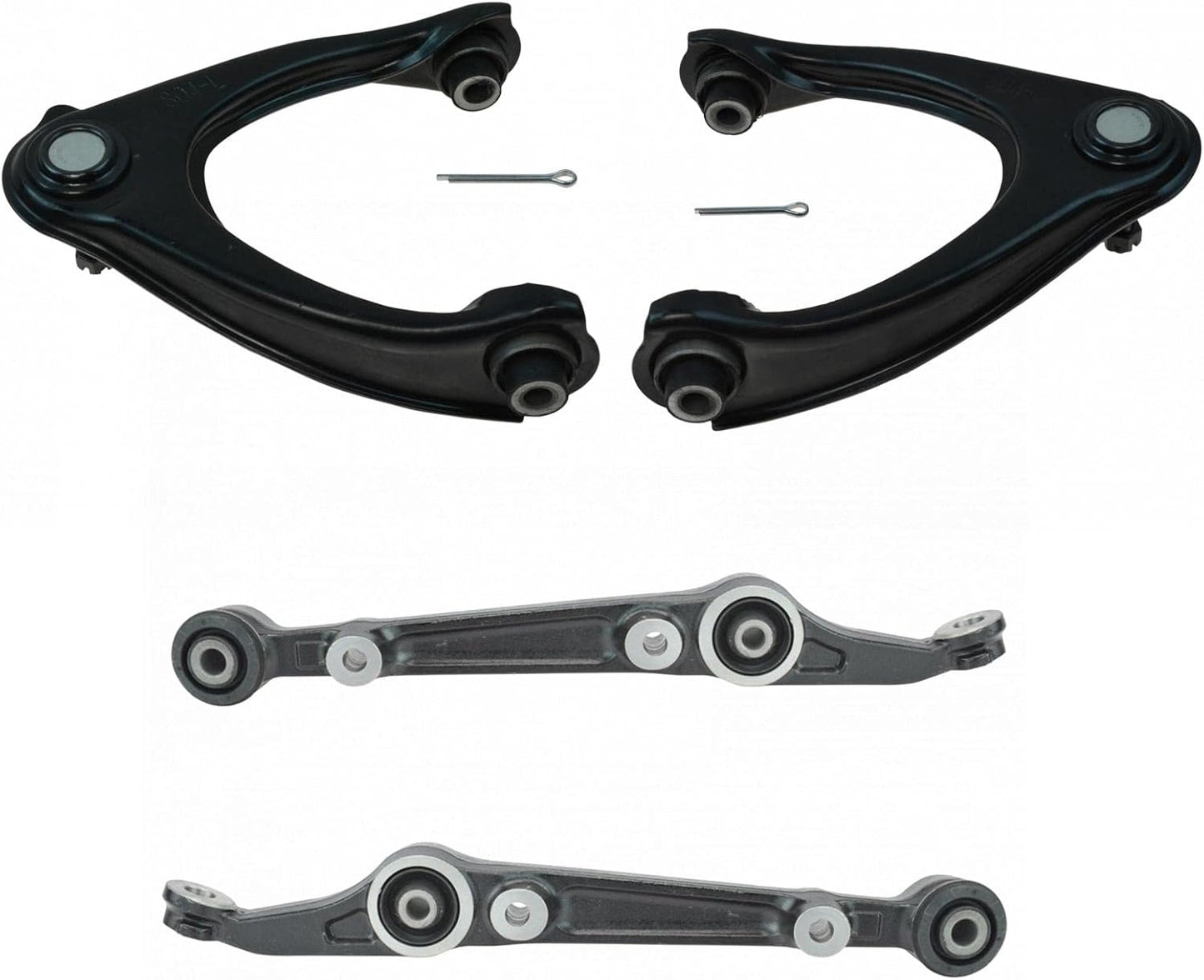 TRQ Front Upper & Lower Control Arm Set for Honda Civic 1996-2000