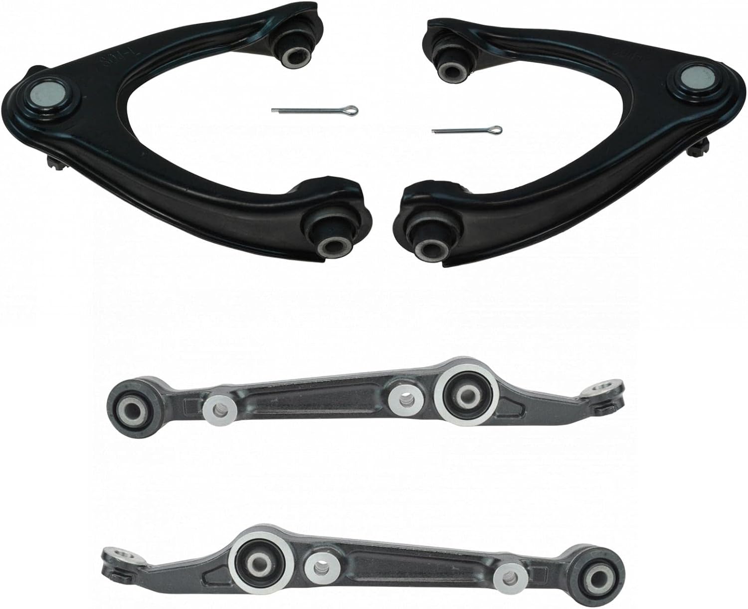TRQ Front Upper & Lower Control Arm Set for Honda Civic 1996-2000