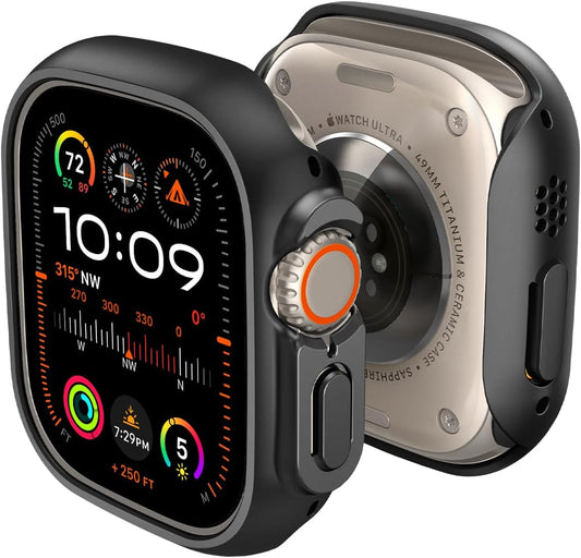 Spigen Thin Fit Ultra 49mm Apple Watch Case - Black