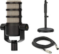 Rode PodMic Dynamic Podcast Microphone with DS1 Desk Stand - Broadcast