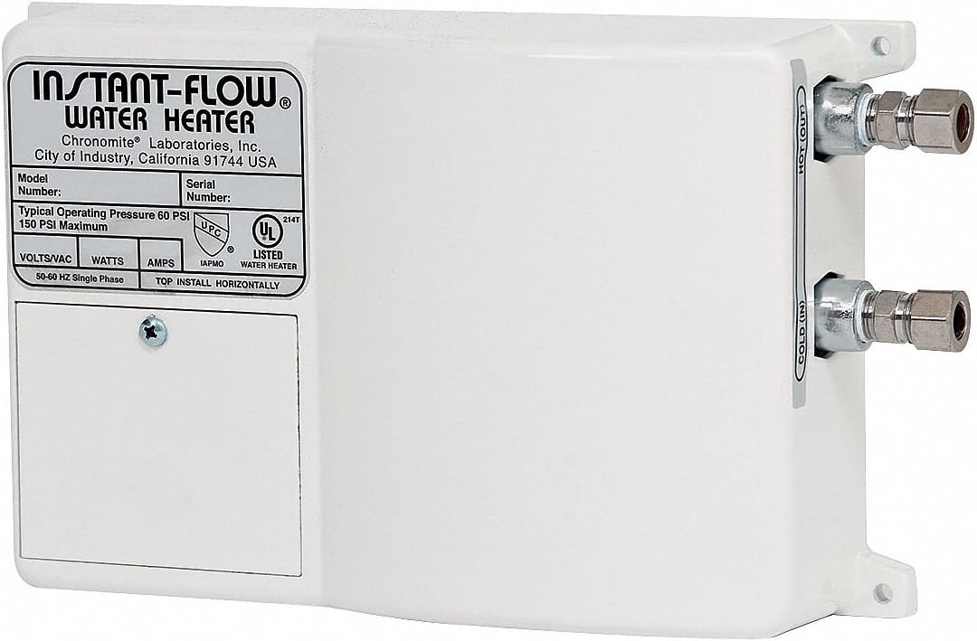 Instant Hot Water: 1800W Tankless Heater