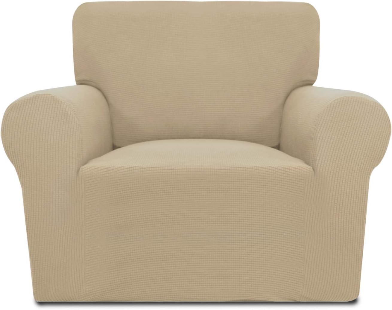 PureFit Stretch Chair Sofa Slipcover for Kids - Sand Color