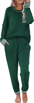 Ekouaer Women's Long Sleeve Pajama Set XS-3XL - Soft 2-Piece Jogger