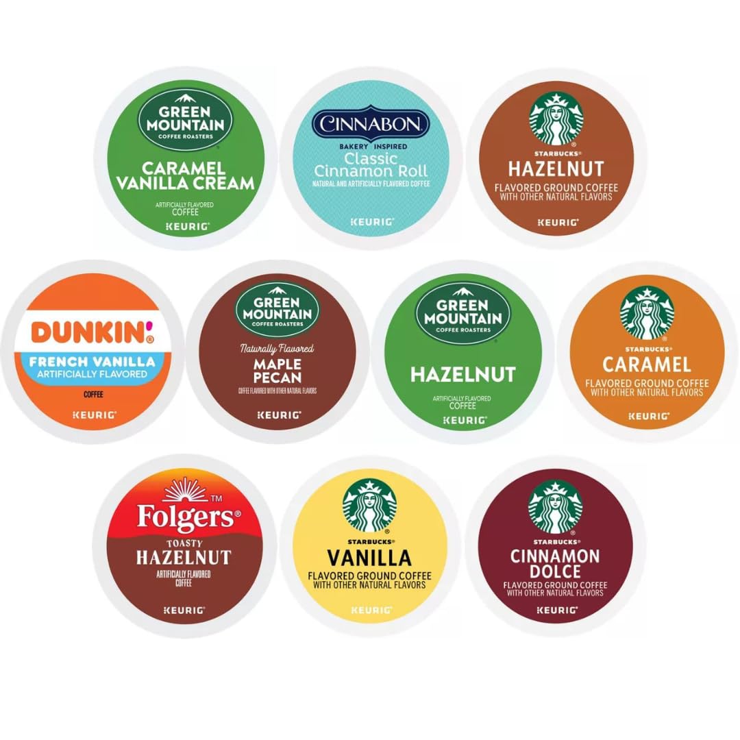 30-Count Flavored K-Cups Sampler: Starbucks & Green Mountain Variety Pack