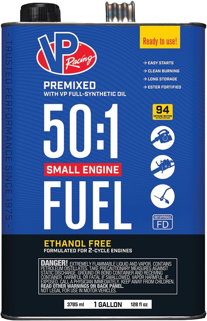 VP Racing Fuels 6231 Ready to Use 50:1 Premixed 2-Cycle Fuel