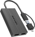 WAVLINK USB C or USB 3.0 to Dual HDMI Adapter - Dual 1080P at 60Hz