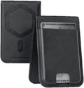 Slim Wallet PU Vegan Leather 5-Card Holder with Kickstand - MagSafe