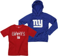 NFL Youth Boys 2-Piece Fleece Hoodie + Tee Combo - Team Colors
