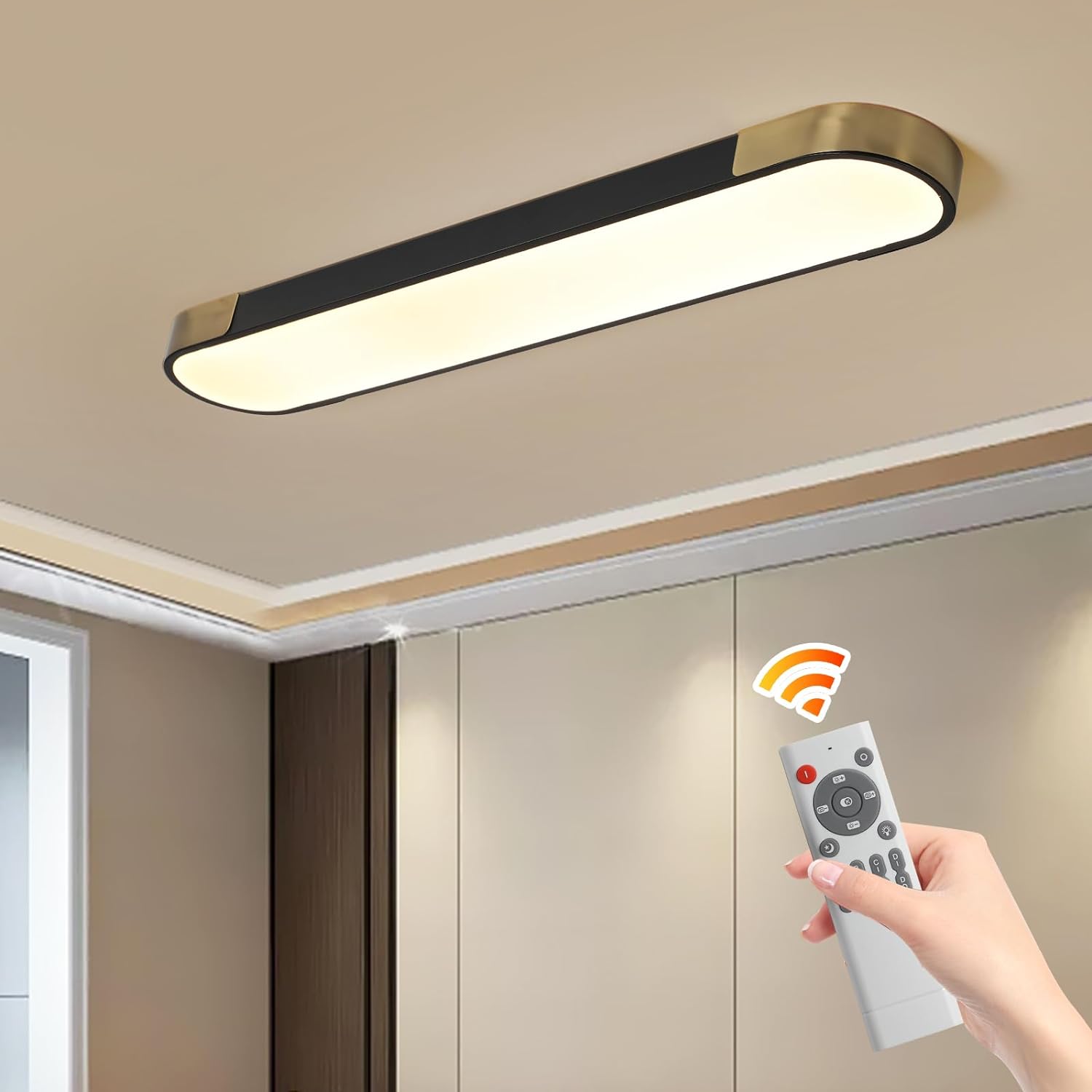 Dimmable Modern LED Ceiling Light Fixture for Home and Office