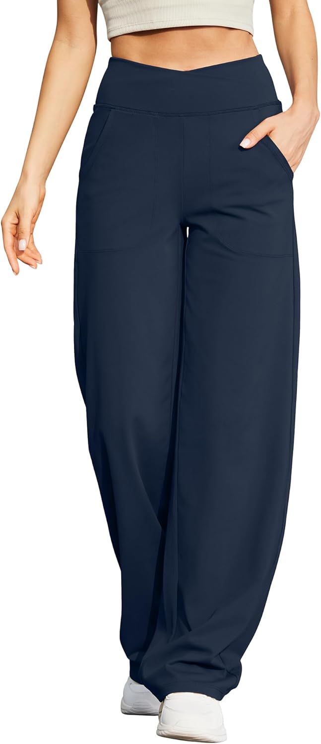 G4Free Wide Leg Pants for Women - Comfortable Yoga Trousers