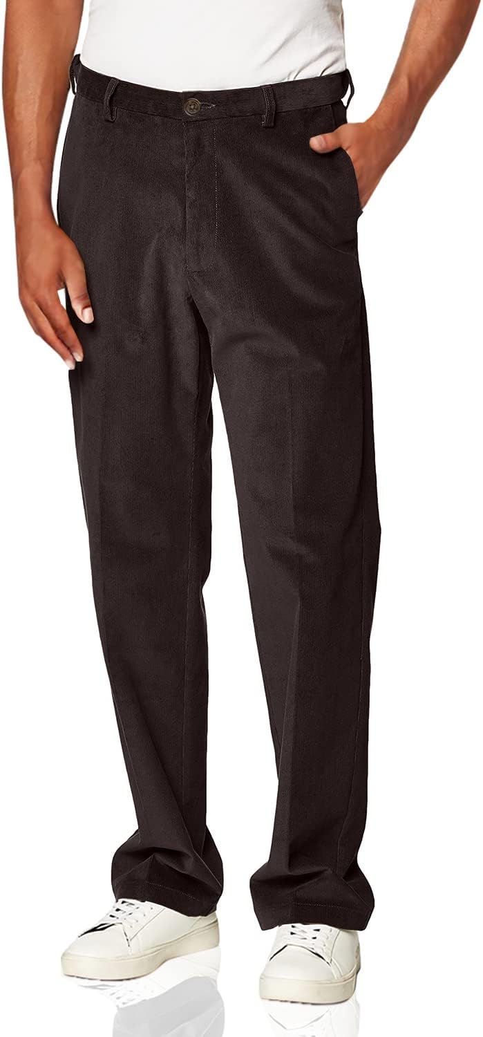 Haggar Men's Classic Fit Stretch Corduroy Pant for Comfort