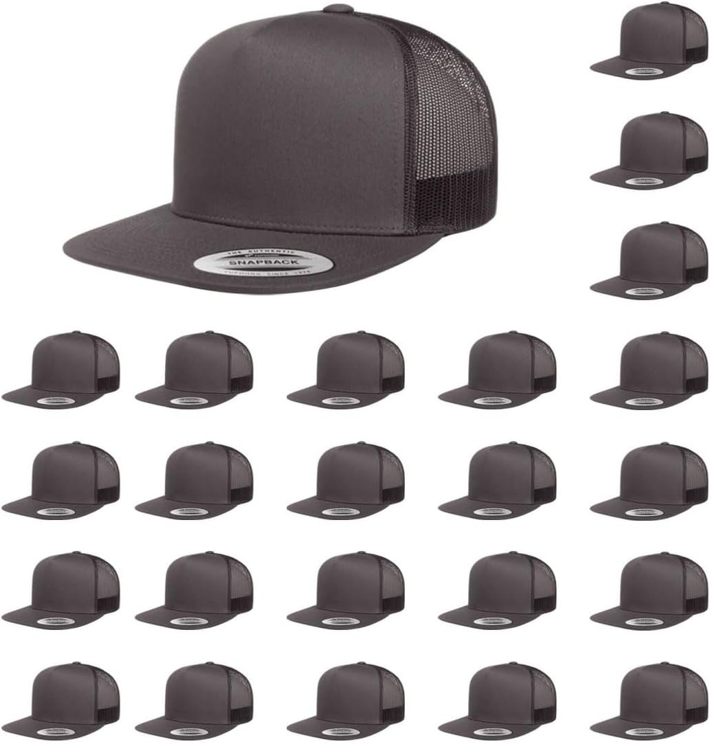 Yupoong 5-Panel Classic Trucker Cap for Ultimate Comfort