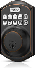 TEEHO TE001 Keyless Entry Deadbolt Lock - Easy Install, Auto Lock