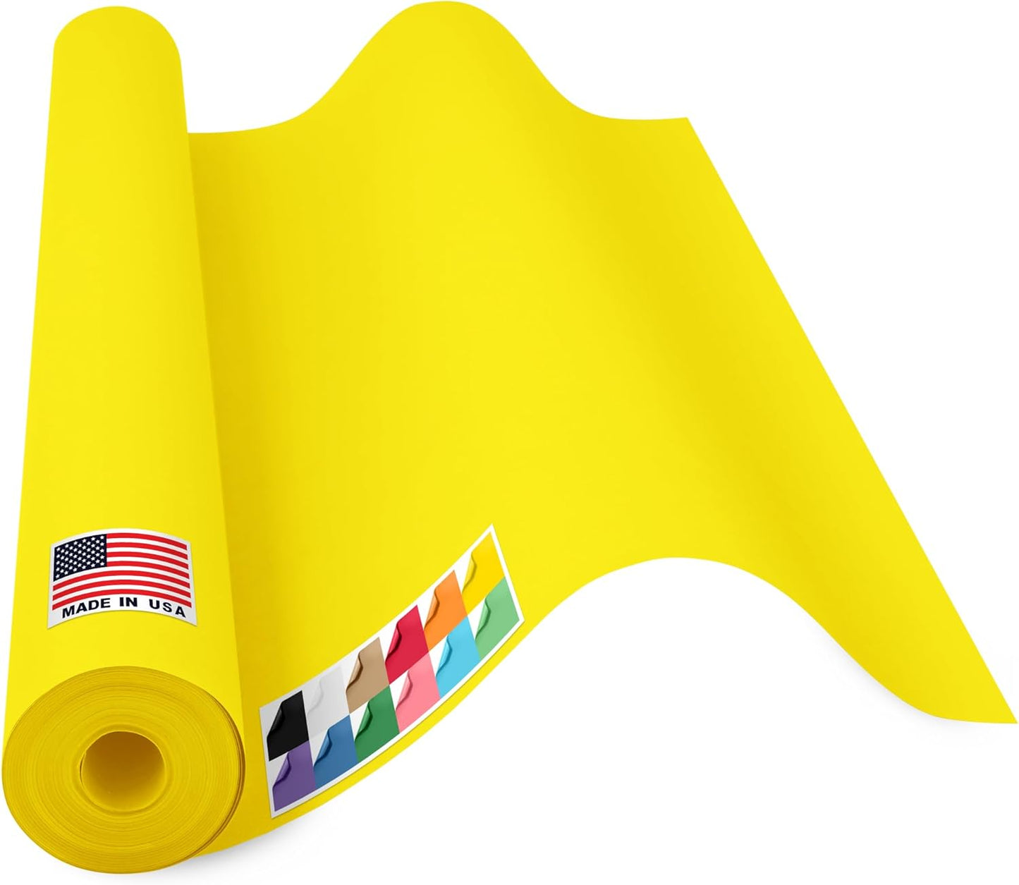 USA Made 36in x 1200in Yellow Kraft Paper Roll for Crafts