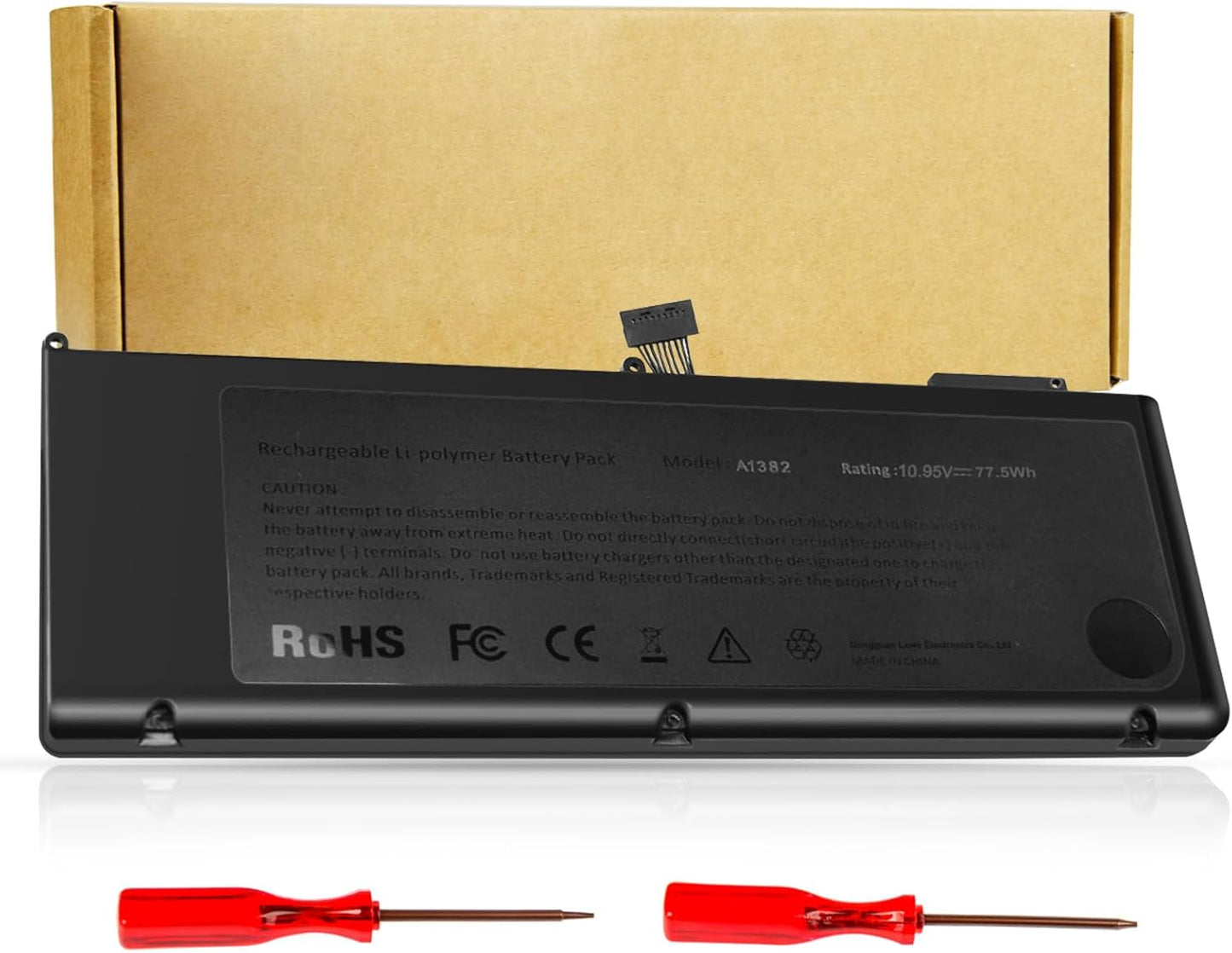 Futurebatt A1286 A1382 Laptop Battery Replacement for MacBook Pro