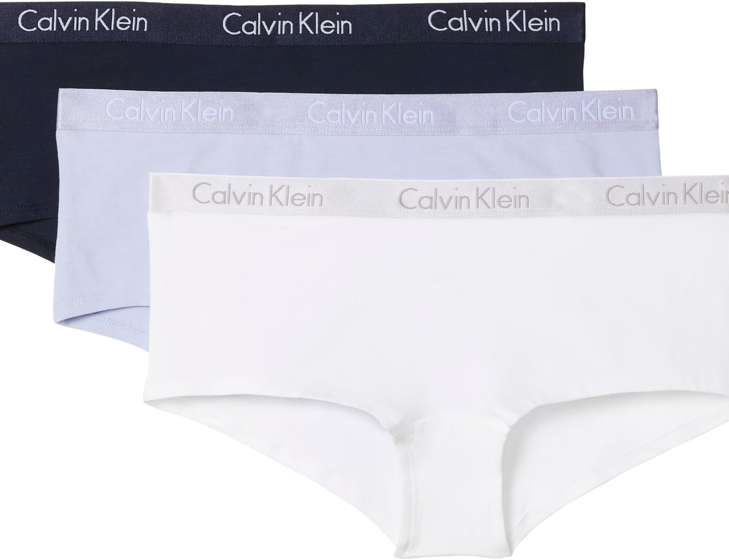 Calvin Klein womens Motive Cotton Boyshort Panties, 3 Pack Review