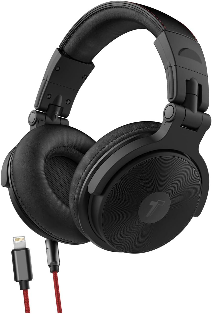 Thore Over Ear DJ Headphones with Lightning Connector for iPhone