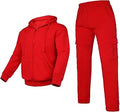Nothinchan Men's Tracksuit 2 Piece Sweatsuit Set - Warm, Comfortable