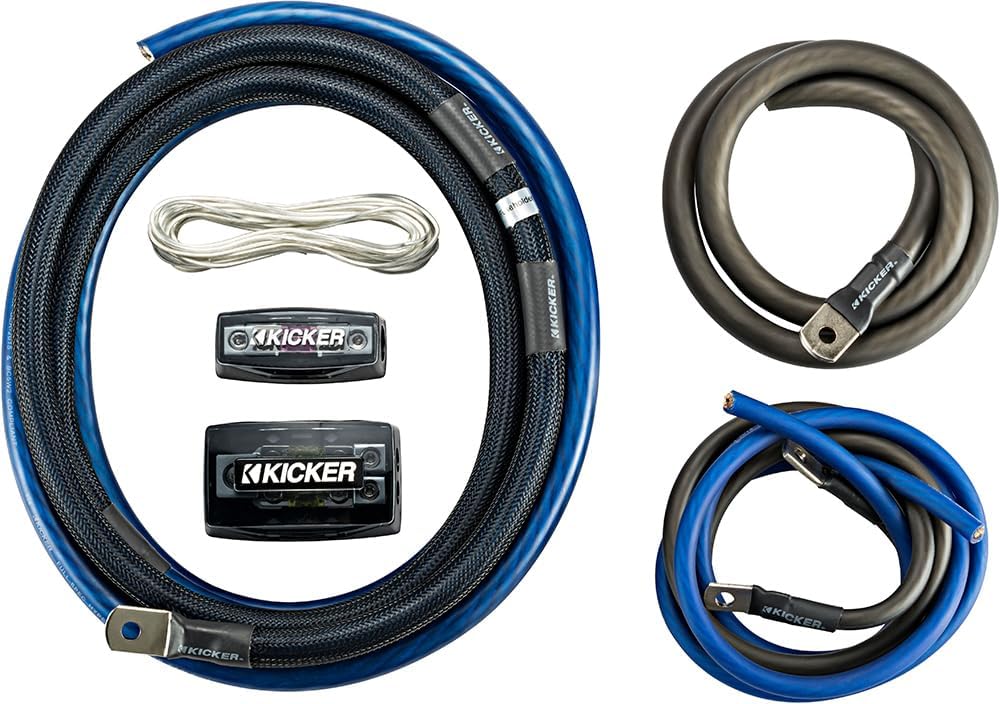 Kicker PKD1 1/0AWG Dual Amplifier PowerKit for Optimal Sound