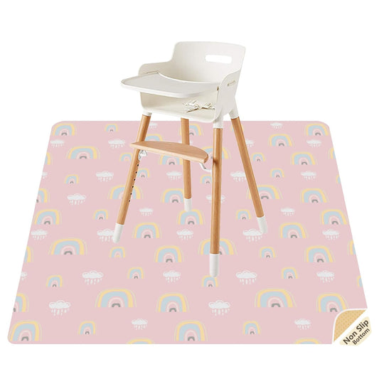 Anti-Slip Mess Mat by CLCROBD, 51 Rainbow Pink