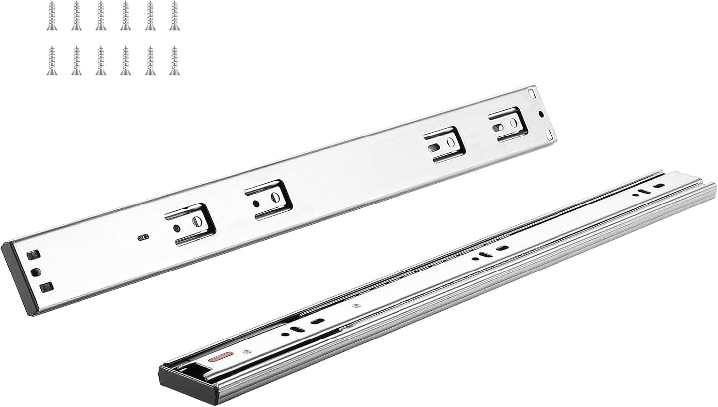 VEVOR 10 Pairs 18 Inch Soft Close Drawer Slides for Heavy Duty