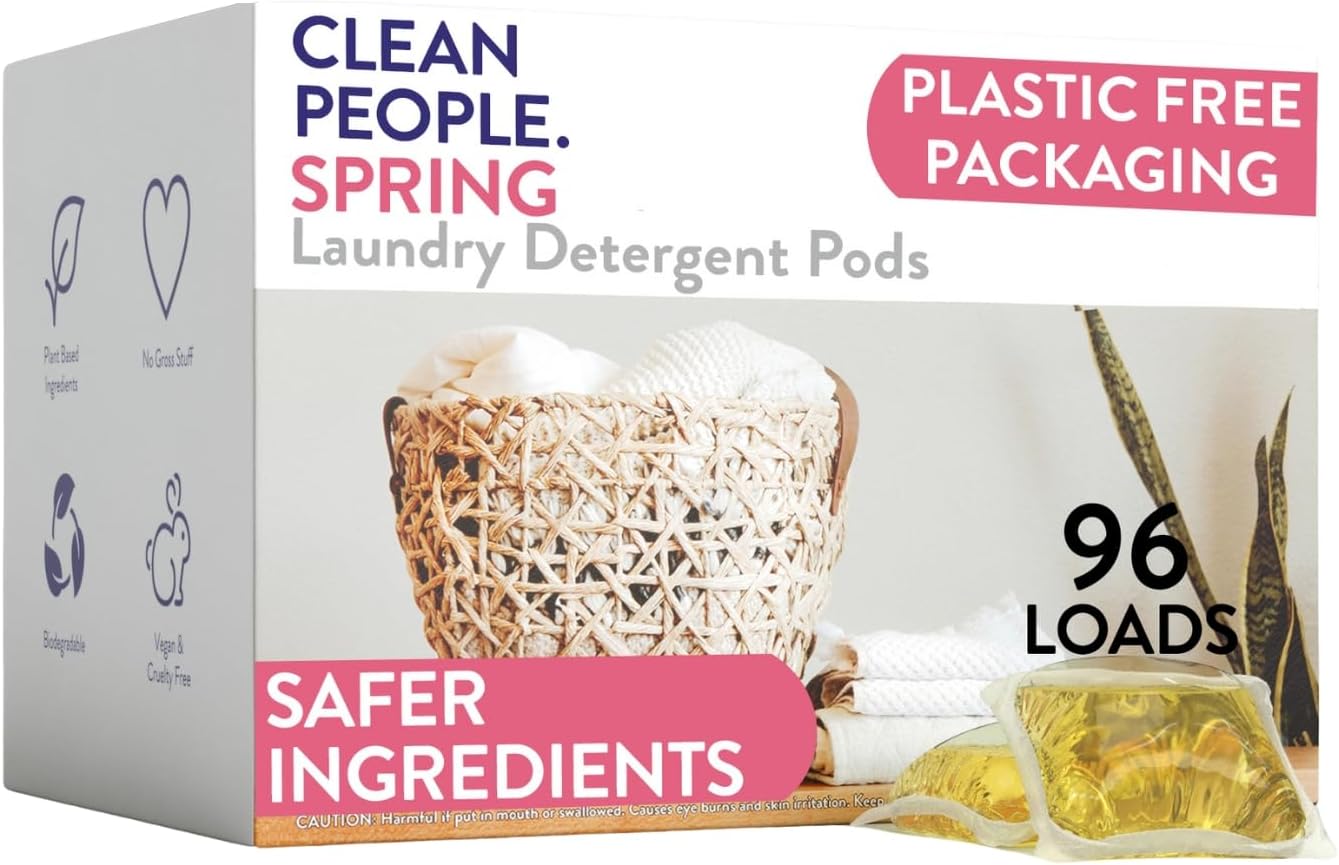 Hypoallergenic Laundry Pods for Sensitive Skin - 96 Pack