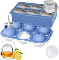 ROTTAY Ice Cube Trays Set of 2 - Sphere & Large Square Ice Molds