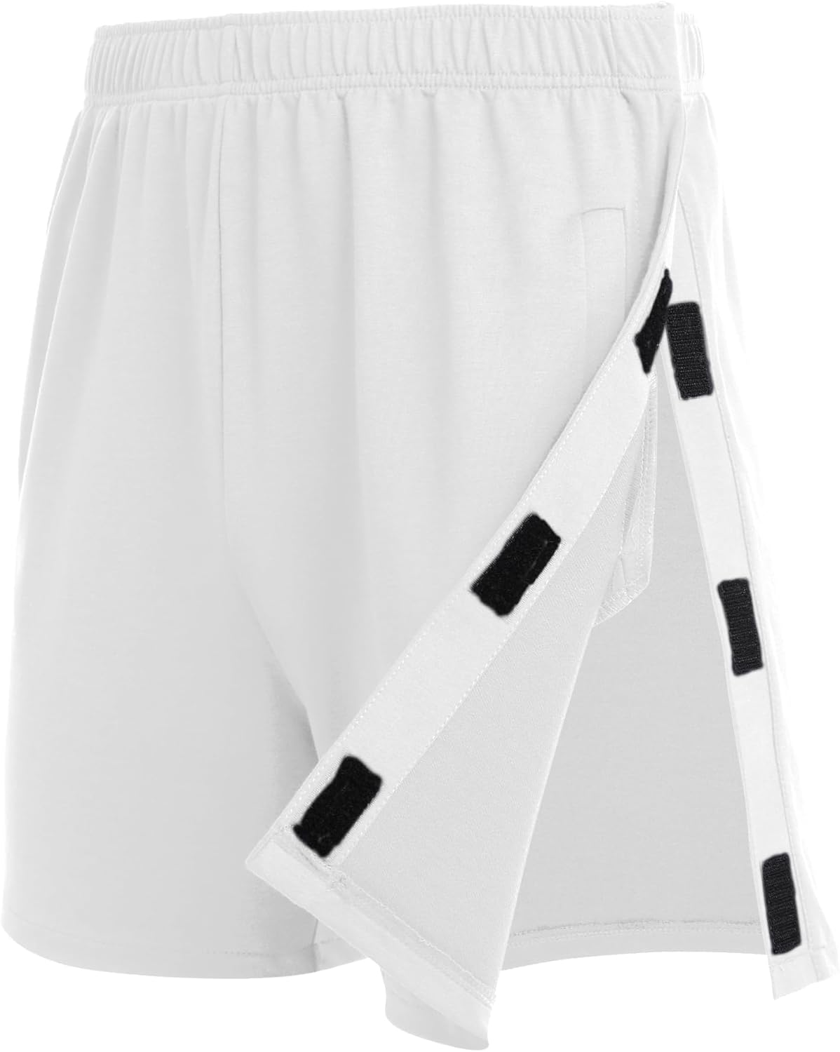 Deyeek Unisex Tear Away Shorts for Post Surgery Recovery Needs