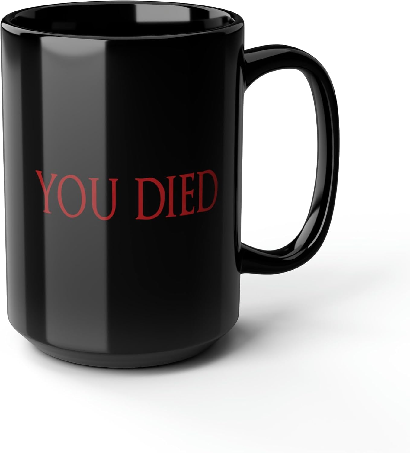Elden Souls Series Black Ceramic Mug - Boosts Gaming Vibes!