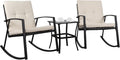 Shintenchi 3-Piece Outdoor Bistro Set - Stylish Relaxation