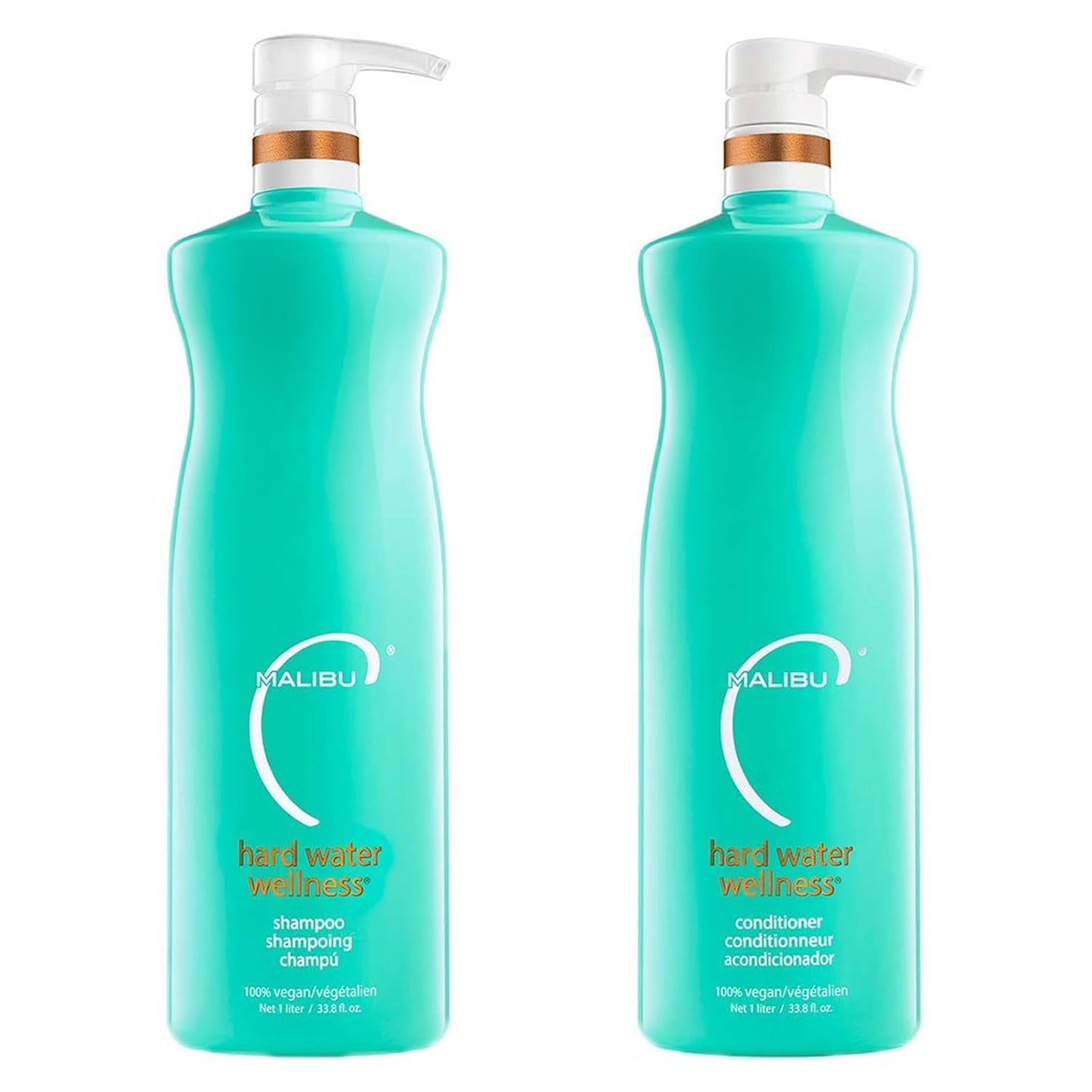 Malibu C Hard Water Wellness Duo - Hydrating Hair Care for Shine